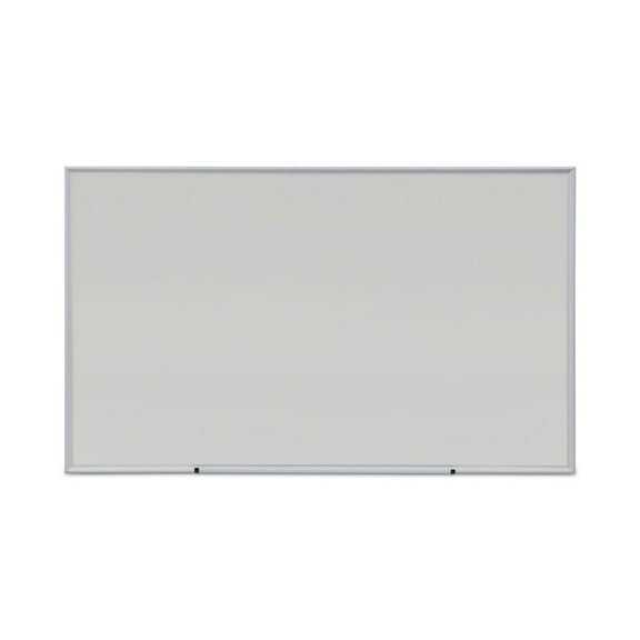 Universal Melamine Dry Erase Board, 60" x 36", Satin-Finished Aluminum Frame