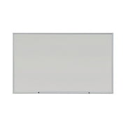 Universal Melamine Dry Erase Board, 60" x 36", Satin-Finished Aluminum Frame