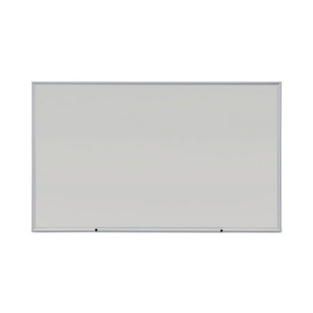Universal Melamine Dry Erase Board, 60" x 36", Satin-Finished Aluminum Frame