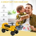 thumbnail image 6 of Aosom Kids Ride on Tractor with Storage, Excavator Scooter Gift for Kids, 6 of 9