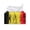 Black Yellow Red Brush Pattern, variant on Chririnla PU Leather Tissue Box Holder Case, Multifunctional Bottom Belt Facial Organizer for Home Office, Floral Print