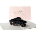 thumbnail image 1 of 3D Pop Up [Birthday Card] [Greeting Card] [Anniversary Card][Graduation Card] with Creative Paper-Cut Pattern, Gift for Birthday, Graduction, Christmas, Father's Day (Jeep), 1 of 6