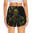 thumbnail image 2 of Lsque Five Nights At Freddy'S Printed Women's Running Shorts with Liner Pockets,Elastic Quick Dry Workout Athletic Gym Yoga Shorts,Womens High Waist Shorts-X-Large, 2 of 9