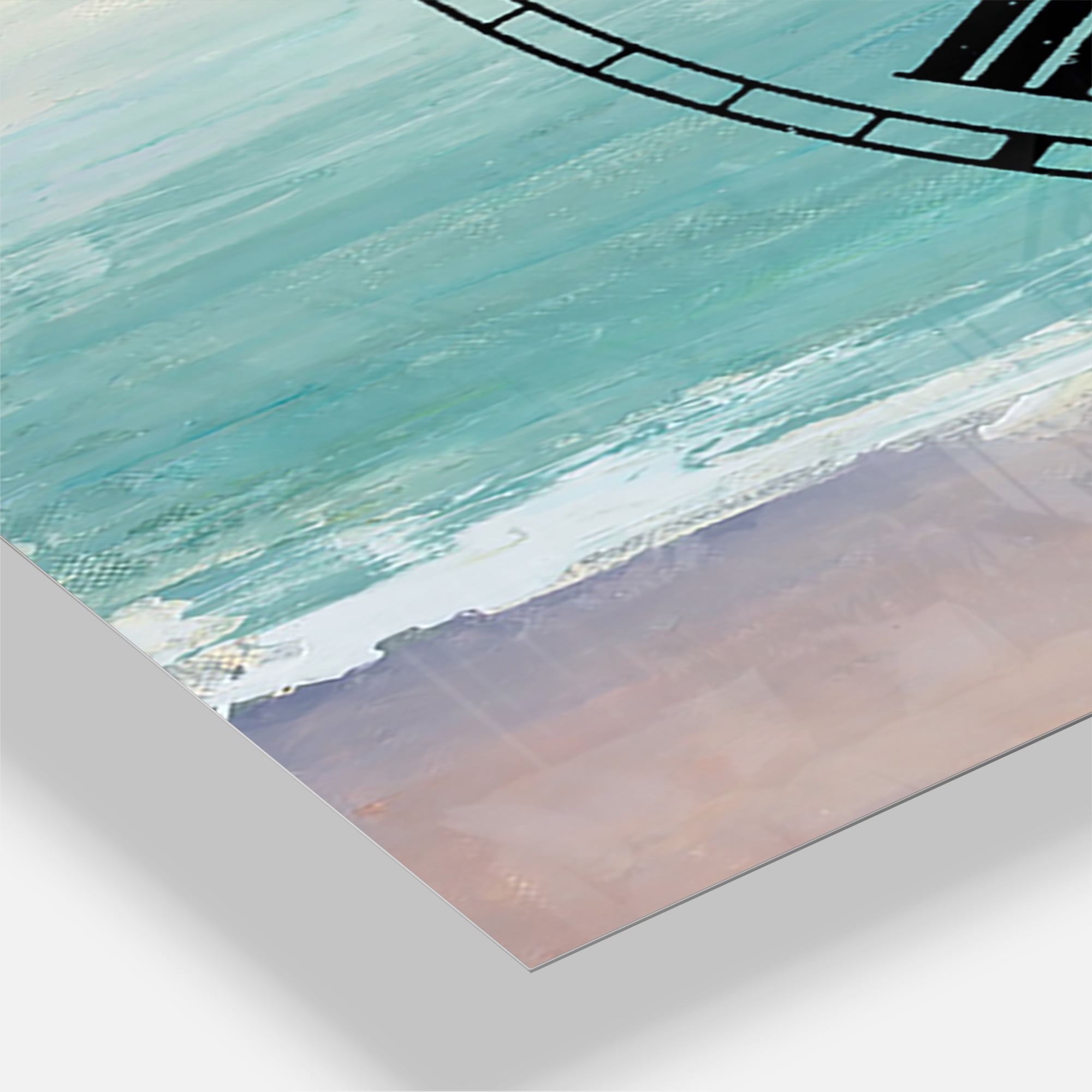 Designart 'From the Shore' Traditional wall clock