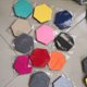 thumbnail image 4 of Pegatinas de pared de fieltro hexagonales, fondo vivo no tejido, renovación de pared interior, pegatinas de pared autoadhesivas, varios tamaños, 4 of 5