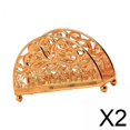 thumbnail image 1 of 2 Soportes De Almacenamiento De Pañuelos Para Mesa, Estante De Papel Para Restaurante, Decoración Del Hogar, Dorado, 1 of 9