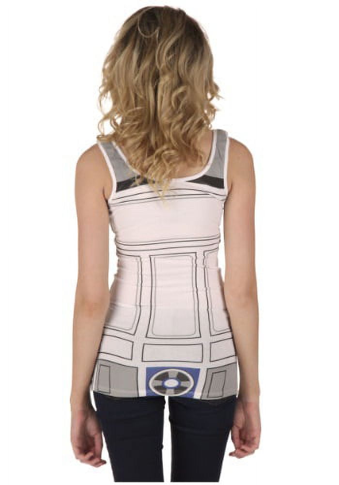 Tunic Womens R2D2 Droid Top Adult R2-D2 Movie Costume Wars Top Star Sexy Tank