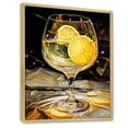 thumbnail image 2 of Designart "Radiant Goblets" Wine Floater Framed Wall Art Living Room, 2 of 5