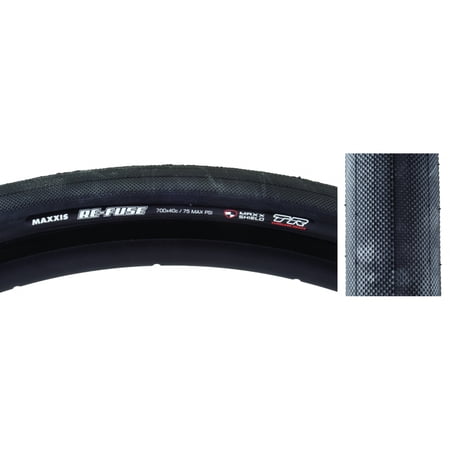 Maxxis Re-Fuse Tire - 700 x 40 Tubeless Folding Black Dual MaxxShield
