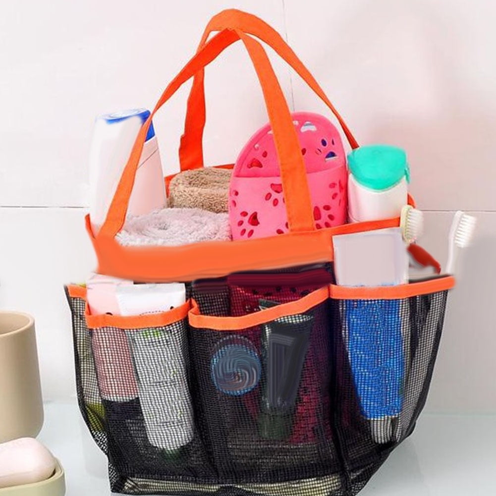 Travelwant Mesh Shower Bag - Easily Carry Organize Bathroom Toiletry Essentials While Taking a Shower.