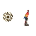 thumbnail image 1 of Escultura De Pared De Loro De Metal Rústico Escénico, Placa De Hierro Forjado, Colgante 3D, Artesanía Creativa, Recuerdo, Estatua De Jardín Para Oficina, Sala De Estar, Dormitorio, Porche, 1 of 8