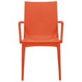 thumbnail image 2 of Silla para interiores/exteriores LeisureMod Weave Mace (con brazos) LeisureMod MCA19OR, 2 of 2