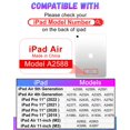 thumbnail image 2 of Funda Uppuppy para iPad Air 11 pulgadas (M2/M3) 2024/2025, Air 10.9, Pro 11 pulgadas, 2 of 6