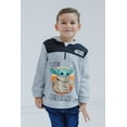 thumbnail image 2 of Star Wars The Mandalorian Child Big Boys Fleece Half Zip Hoodie Infant to Big Kid, 2 of 5