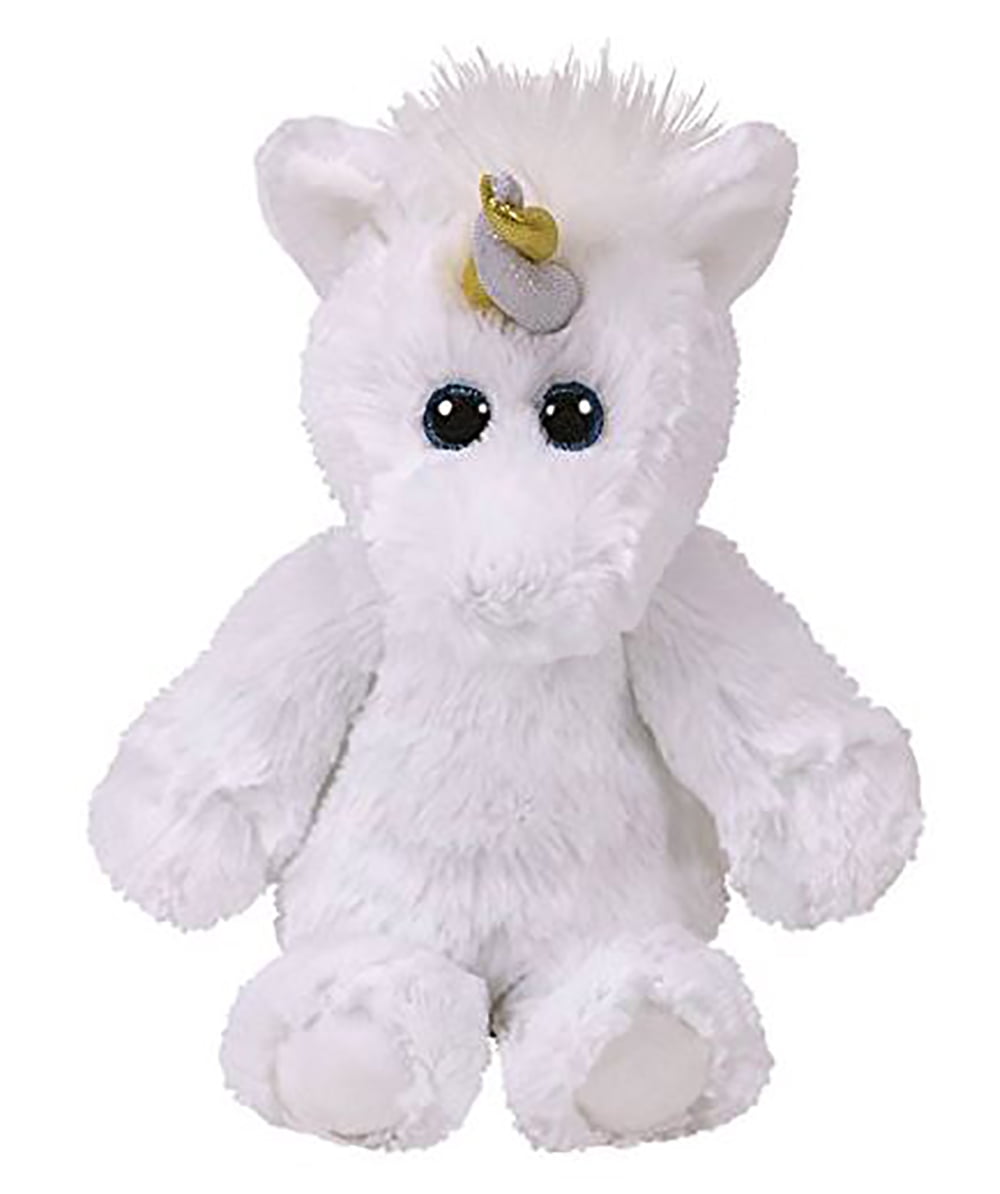 white unicorn beanie baby