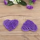 thumbnail image 5 of 6 bolas de ratán decorativas en forma de corazón para decorar bodas y fiestas (morado), 5 of 10
