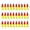 Red and yellow, variant on 30Pcs Foams Bobbers Rig Fishing Corks Fishing Bobbers with Pipe Plug Fishing Float for Catfishes Fishing Bobbers