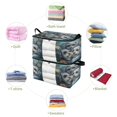 thumbnail image 5 of WOBOGO Cute Gray Lhasa Apso Dogs Clothes Storage 2Pack Foldable Thick Fabric Blanket Organizer Bag with Handle 21.65×13.78×12.4in, 5 of 7