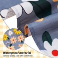 thumbnail image 4 of Delantal de cocina Delantal impermeable ajustable con bolsillo, Flores Ap, 4 of 5