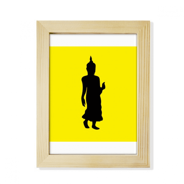 Walking Missionary Faith Mellow Desktop Adorn Photo Frame Display Art Painting Wooden