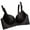 Black, variant on Wireless Bras for Women Seamless Full Coverage Soft Support Lifting Push up Bras Comfortable Everyday Bras(Gold,Large)
