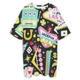 thumbnail image 3 of Viva Las Vegas Sleepshirts For Sleeping Travels Loose Sleepdress Pajama Dress Soft Nightdress Sleepwear, 3 of 7