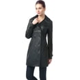 thumbnail image 4 of Women's 'Lorin' Faux Leather Long Walking Coat, 4 of 6