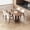 Clear, variant on 4’x6’ Plastic Floor Mat for Home, Waterproof & Non Slip Area Rug for Living Room Kitchen, Heavy Duty Vinyl Floor Protector Door Mat for Entryway, Odor Resistant Indoor Outdoor Mat, Dark Gray