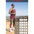 thumbnail image 7 of Mens Drop Cut Tank Tops Scallop Bottom Dropcut Tank for Men Singles and Packs, 7 of 7