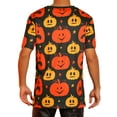 thumbnail image 3 of INSPIRE CHIC Halloween T-Shirts for Men's Short Sleeves Pumpkin Printed Graphic Tee Tops, 3 of 4