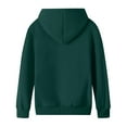 thumbnail image 4 of Lumtrix Two Piece Sweatsuits Hoodies For Women Pullover Oversized Hoodie Set Tracksuit Long Sleeve Tops Sweatpants with Pockets Dark Green 2XL, 4 of 6