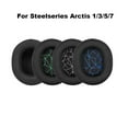 thumbnail image 2 of Replacement Ear Pads Cushion Earmuffs For Steelseries Arctis 1/3/5/7 Headphones Replacement Foam Earmuffs Cushion，Wireless Gaming Headset Headphone, 2 of 8