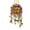 Purple, variant on Purple Flower Pendant DIY Kit with Wool Yarn and Instructions Easy to Make Unique Decoration