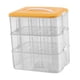 thumbnail image 2 of Caja organizadora de juguetes y soporte para pendientes y joyas de almacenamiento multifuncional para edificios tres pisos, 2 of 9