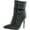 Black, variant on Womens Duaa  Faux Leather Ankle Ankle Boots