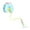 Blue, variant on POLISE Spaces Automatic Door-Mounted Cat Toy with Intelligent Motor and Elastic Leash, Interactive Yo-Yo Toy with Irregular Motion for Indoor Play, 3.54x3.15x1.18 Inches