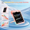 thumbnail image 5 of Rugged Case for Apple Pro 11 Inch 2024, Heavy Duty Shockproof Kickstand Handle Design with Shoulder Strap Kids Friendly Drop Protection Case for iPad Pro 11 M4 2024, Colorful Pink, 5 of 5