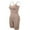 1 PCS - Nude, variant on Cinvik Bodysuit Short Shapewear Women Thigh Slimmer Round Neck Spaghetti Strap 1PCS Polyamide 1XL