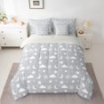 thumbnail image 2 of Homewish Cartoon Cloud Moon Bedding Comforter Set 7-Piece for Children Teens,Starry Sky King Bedding Sets,Kawaii Cute Ultra Soft Bed Sheets,Super Cozy Room Decor,Reversible, 2 of 8