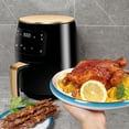 thumbnail image 3 of Air fryer smart digital touch screen air fryer multifunctional oil-free healthy air fryer smart timing high temperature resistant air fryer electric 4.5L air fryer, 3 of 8