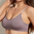thumbnail image 5 of KONDYS Comfortable Adjustable Sport Bra No Underwire Seamless Solid Color Bra for Women, 5 of 6