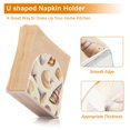thumbnail image 5 of Yayeee Napkin Holder for Table Kitchen Paper Tissue Organization, Beige Watercolor Seashells, 5 of 8