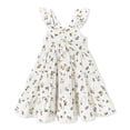 thumbnail image 1 of Vestido DeeFant sin mangas con estampado floral para niñas de 5 a 6 años, 1 of 9