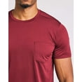 thumbnail image 3 of Real Essentials 4 Pack: Men's Dry-Fit Short Sleeve Pocket Crew Performance Athletic T-Shirt (Available in Big & Tall), 3 of 7