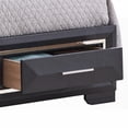 thumbnail image 2 of Liverpool G01600B-KB King Bed: Modern Bevel Panel Headboard, Storage Drawers, 2 of 6