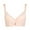 Beige, variant on Odeerbi Lightly Lined Bra for Women 2025 Solid Sexy Lace Push-up Receive Side With Steel Ring Underwear Pink