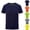 Dark Blue, variant on HAJWOH Mens T Shirs Sports Training Short Sleeve Moisture Wicking shirts Breathable Casual Workout Tops