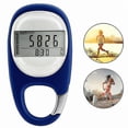 thumbnail image 2 of Digital Step Counter Pedometer with Clip, Memory Function, Walking Distance Tracker in Miles/KM, Fitness Activity Monitor for Exercise, 2 of 5