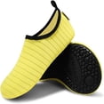 thumbnail image 3 of Luniquz Water Shoes for Women Men Quick-Dry Aqua Socks Swim Beach Barefoot Yoga Exercise Wear Sport Accessories Pool Camping Must Haves Adult Youth Size-Yellow, 3 of 6