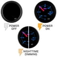 thumbnail image 5 of GlowShift | 2-1/16 (52mm) Tinted 7 Color Series 15 PSI Boost Vacuum Gauge for Cars and Trucks, 5 of 6